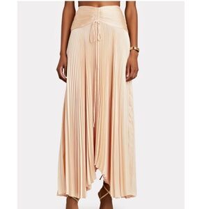 A.L.C. Pleated Cream Skirt